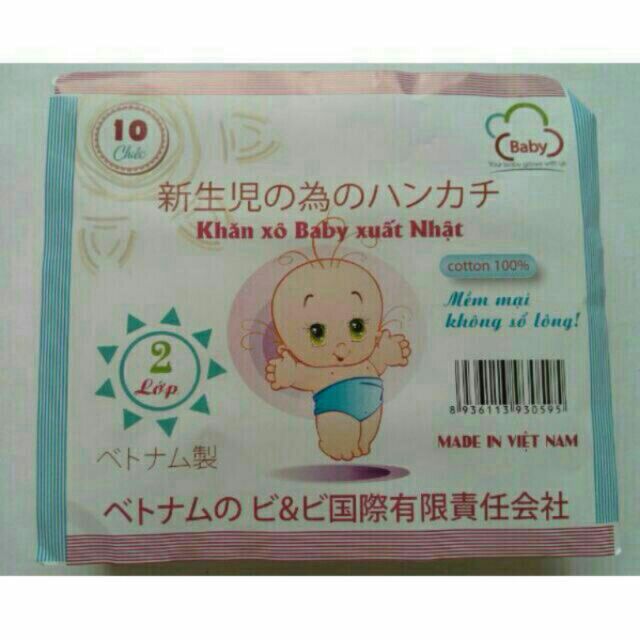 Set 10 chiếc khăn xô 2 lớp ( sỉ, lẻ)