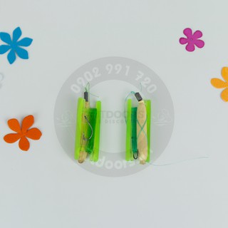 Combo 5 Phao bắp tóm sẵn 4.5cm (có lưỡi, chì)