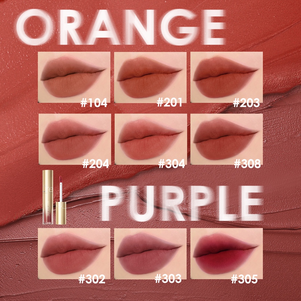 Son môi FOCALLURE dạng kem chất lì mịn mượt lâu trôi chống thấm nước