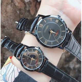 Đồng Hồ Nam/nữ CTZENs Dây Da cao cấp,chống nước chống xước tuyệt đối Bảo Hành 12 tháng