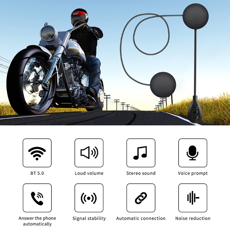 Tai Nghe Bluetooth zzz Dung Lượng 180mAh Dùng Cho Mũ Bảo Hiểm