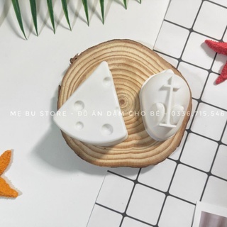 Khuôn silicon hình phomai làm pudding sammbaby