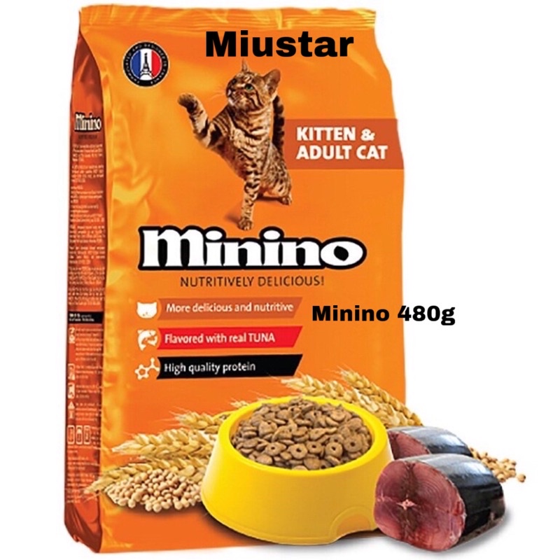 [Mã FMCG0404 giảm 10% đơn 350k] Thức ăn cá ngừ cho mèo Minino của Pháp