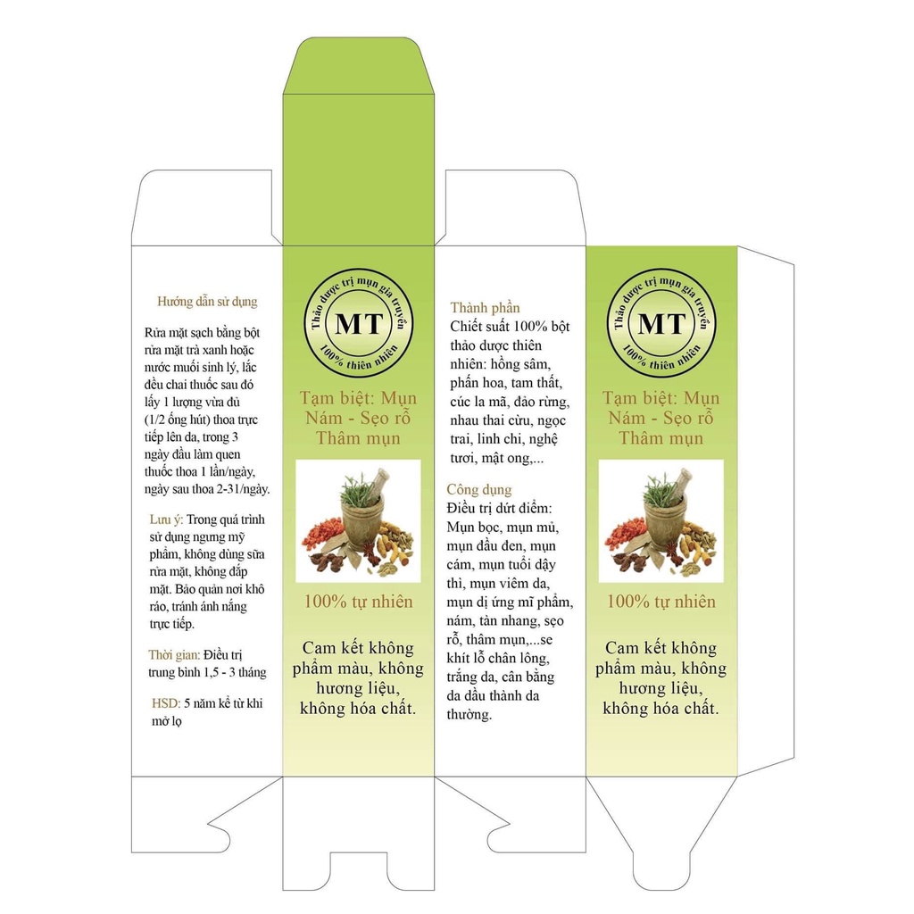 Thảo Dược Giảm Mụn Thâm Rỗ MT | BigBuy360 - bigbuy360.vn