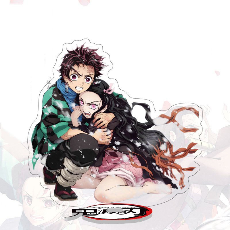 Mô hình nhân vật mica standee Kimetsu no Yaiba Thanh Gươm Diệt Quỷ in hình anime chibi trang trí trưng bày