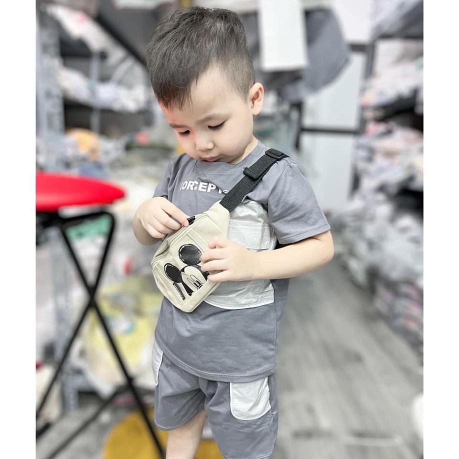 Bộ quần áo cộc tay thể thao bé trai, Bộ quần áo CORCEPT phản quang cho bé size 10-30kg