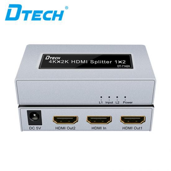 Bộ chia 1 ra 2  HDMI 2k*4k 3D DTECH DT7142