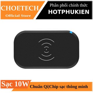 Đế sạc không dây Qi sạc nhanh 10W chuẩn MFI hiệu CHOETECH T513 cho điện thoại / Airpods 1 / 2 / Airpods Pro