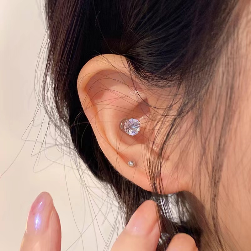 Khuyên Kẹp Vành Tai Nam Châm Hình Ốc Sên Thời Trang Mùa Hè Cho Nữ