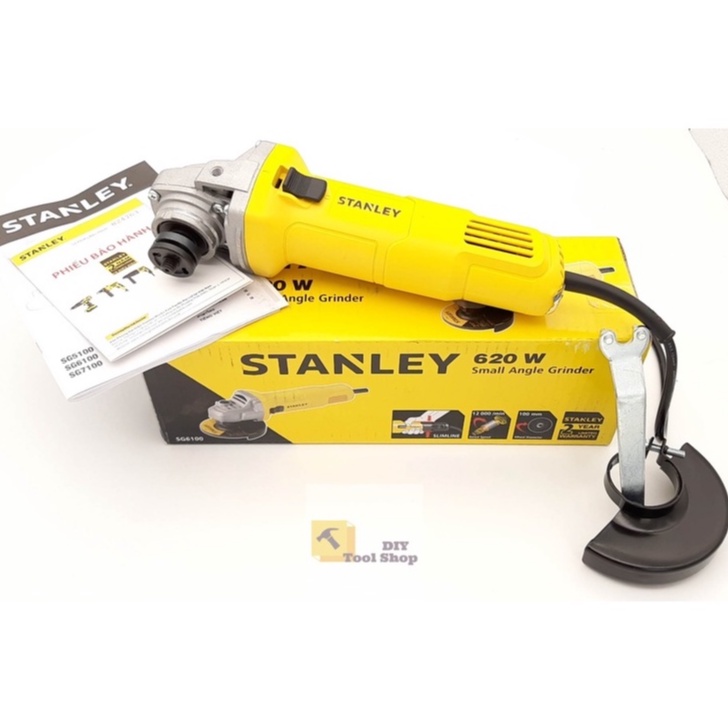 Máy Mài Góc 100mm Công Tắc Trượt  620W 750W STANLEY SG6100 SG7100  - Chính Hãng - SKU SG6100 SG7100