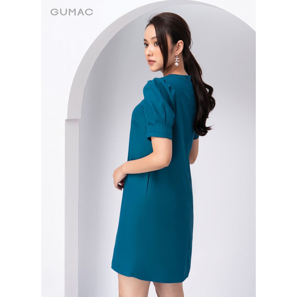[Mã WABRGULUV giảm tới 100K đơn 249K] Đầm suông phối nút DA10264 GUMAC | BigBuy360 - bigbuy360.vn