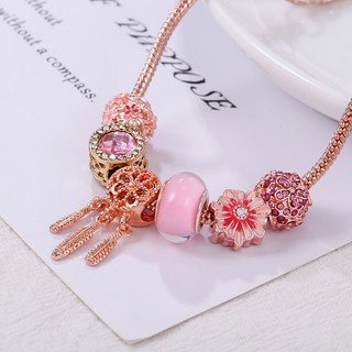 Vòng charm hoa gió dễ thương