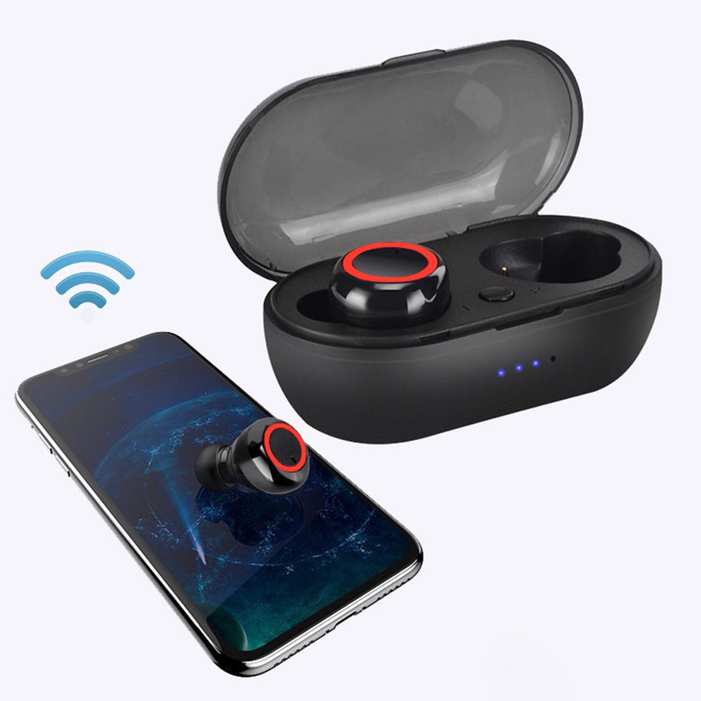 Y50 Tai nghe nhét tai thể thao không dây bluetooth 5.0 sức chứa lớn