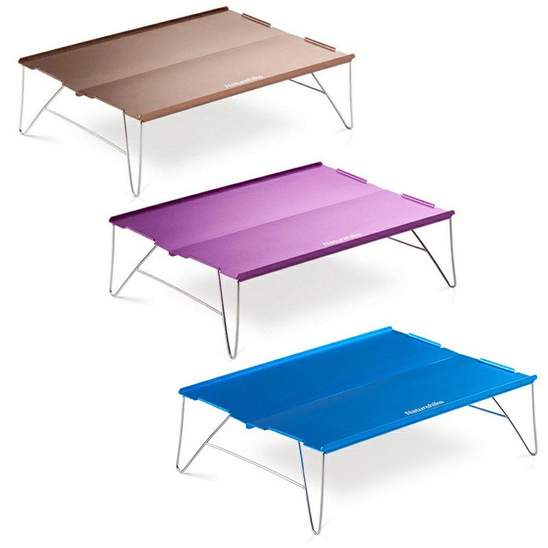 Bàn nhôm xếp gọn cắm trại dã ngoại siêu gọn Naturehike NH17Z001-L