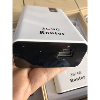 Bộ phát wifi từ sim 3G, 4G kiêm pin sạc dự phòng 7800 mAh ROUTER mua 1 tặng 3