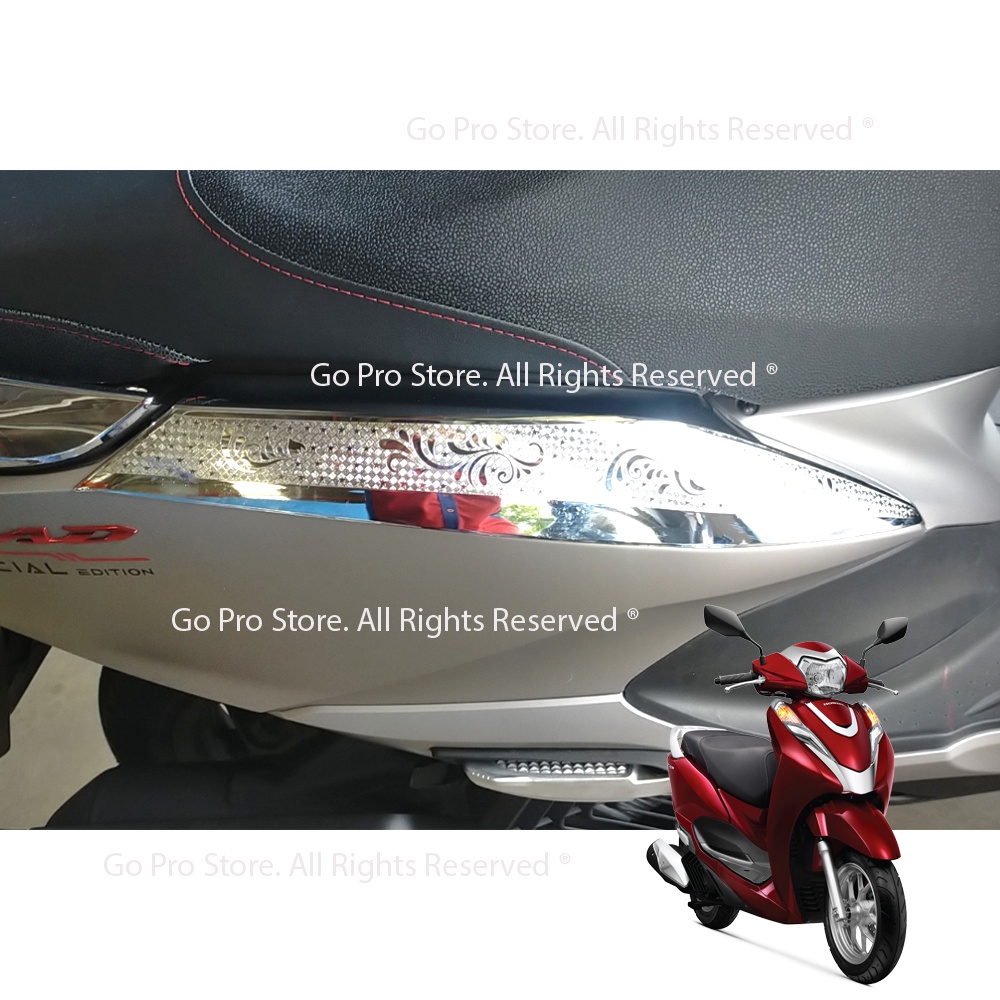 ỐP Hông Nẹp Sườn LEAD 2022 Mạ Crom