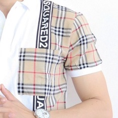 Áo thun nam polo có cổ tay ngắn giá rẻ thuê kiểu BBR vải cotton co dãn