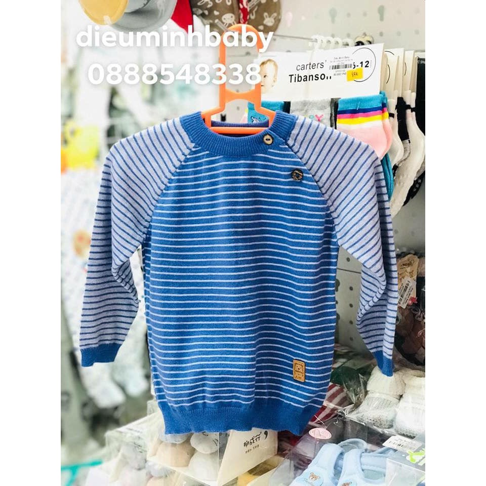 Thanh lý ÁO LEN BÉ gái LÔNG CỪU DOKMA 6m-9m