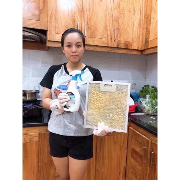 Dung dịch tẩy dầu mỡ nước tẩy sàn nhà tẩy gạch tẩy đô sứ thiết bị men sứ Dr.C   Compo 2 chai