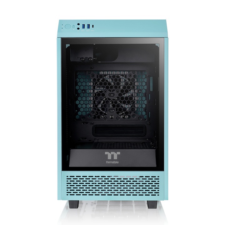 Vỏ Case Thermaltake Tower 100 TG Turquoise Hàng chính hãng