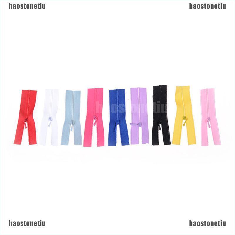 Set 5 Dây Khóa Kéo Mini Dùng May Quần Áo Búp Bê DIY