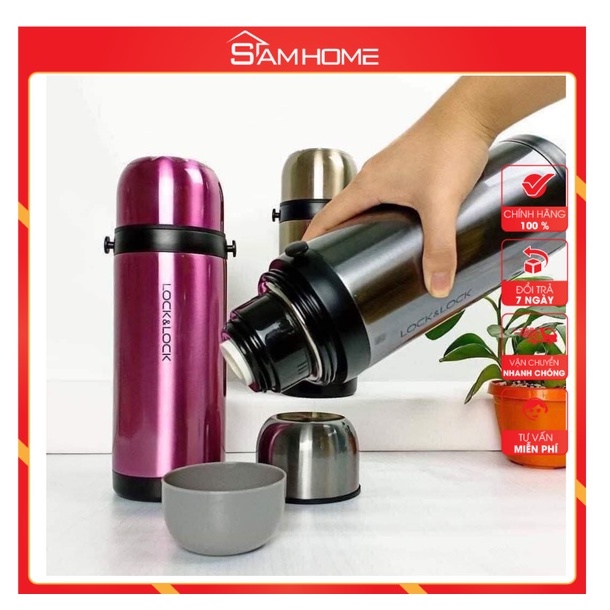 Bình Giữ Nhiệt Cao Cấp Lock&Lock LHC4153 LHC1439 1000ml, LHC6800FU 500ml - Hàng Chính Hãng