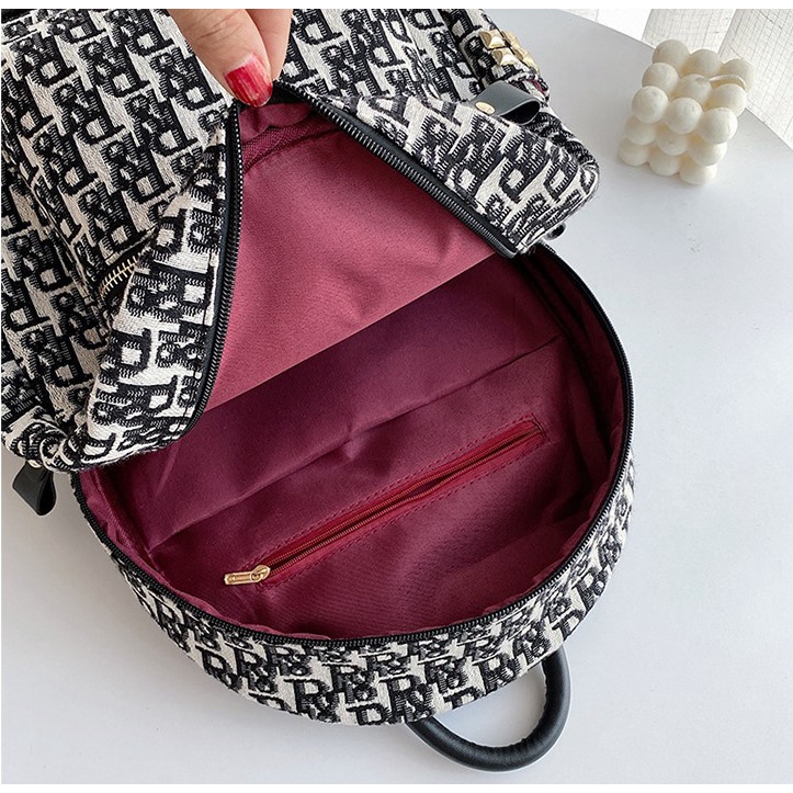 Balo da nam nữ lv đi học đẹp IRRY cặp đi học nam nữ thời trang dễ thương phong cách đeo vai unisex