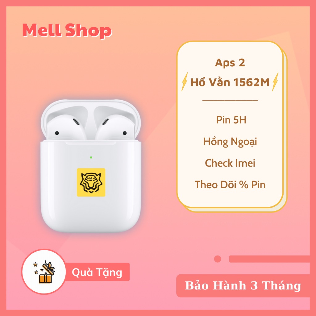 Tai Nghe Bluetooth TWS AP 2 Hổ Vằn 1562M Check Setting - Pin 5H • Mell Shop