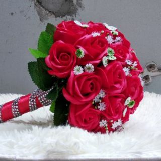 Hoa cưới cầm tay tông do size lớn