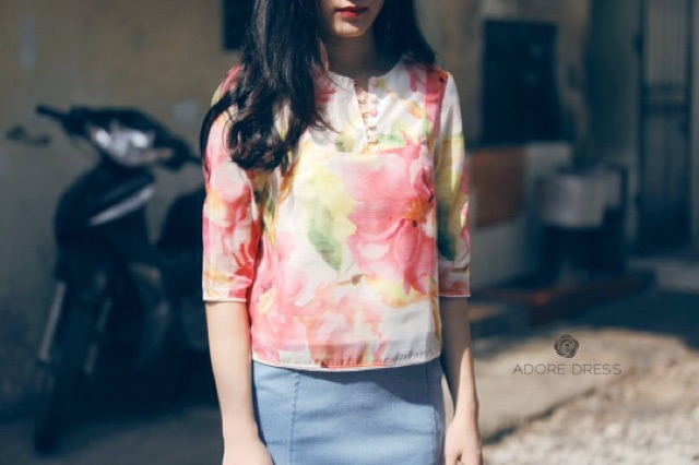 Áo hoa adore