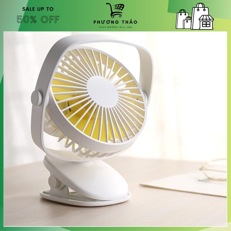 Thiết Bị Quạt kẹp tích điện siêu mát siêu tiện dụng Clip Fan Siêu Rẻ Giá Tốt (Giao màu ngẫu nhiên)