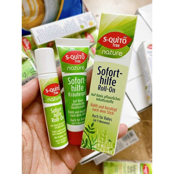 THANH LĂN VÀ GEL VẾT MUỖI VÀ CÔN TRÙNG ĐỐT SQUITO FREE