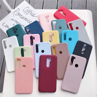 Ốp điện thoại TPU silicone mềm nhám siêu mỏng màu kẹo dành cho Xiaomi Redmi Note 8 Pro 8T