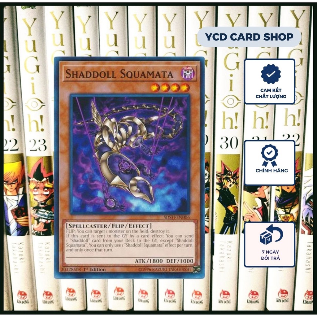 Thẻ bài yugioh chính hãng Set 6 card shaddoll – Common
