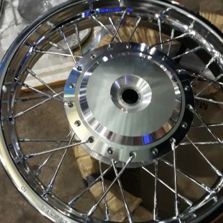 Cặp niềng Vario niềng size17 in căm đùm mạ Crôm