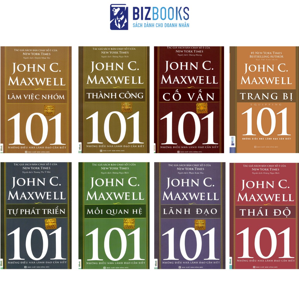 Combo Sách 8 Cuốn Tinh Hoa Lãnh Đạo 101