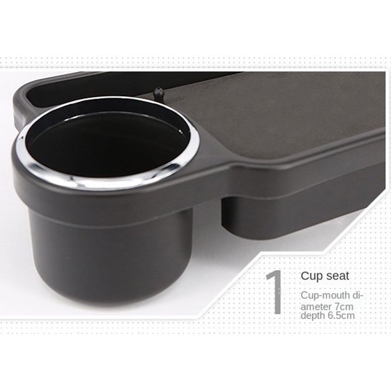 Giá Đỡ Chai Nước/Thức Ăn/Máy Tính Bảng Gấp Gọn Gắn Phía Sau Ghế Xe Hơi