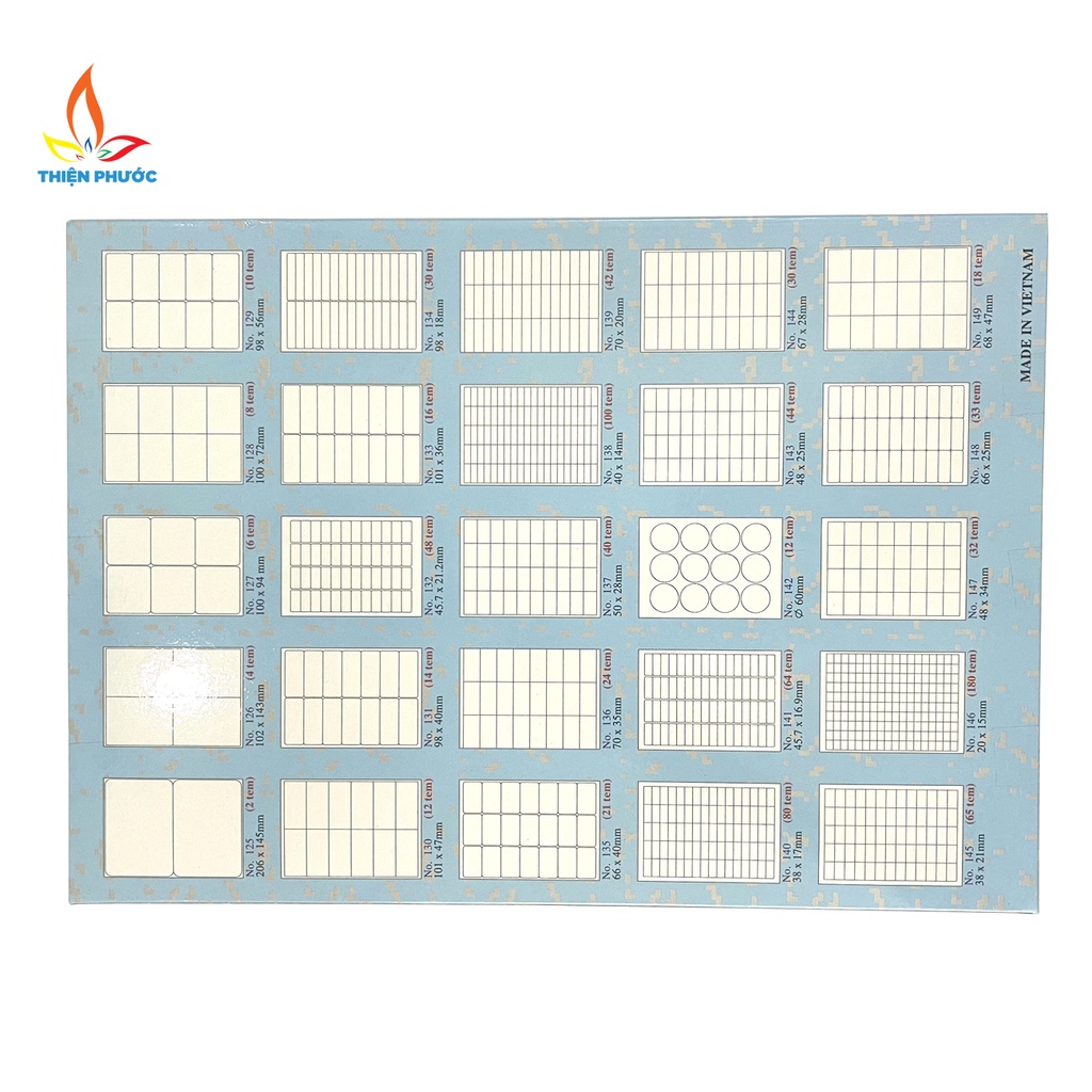 Giấy decal A4 Tomy tự dính đủ các mã SUKADO