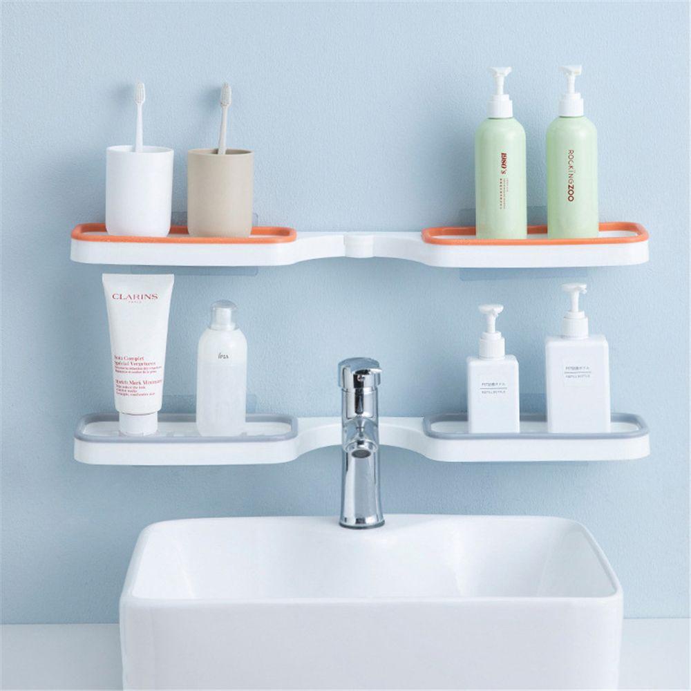 Giá Đựng Đồ Dùng Gắn Góc Tường Nhà Tắm Đa Năng Thiết Kế Độc Đáo Tiện Dụng