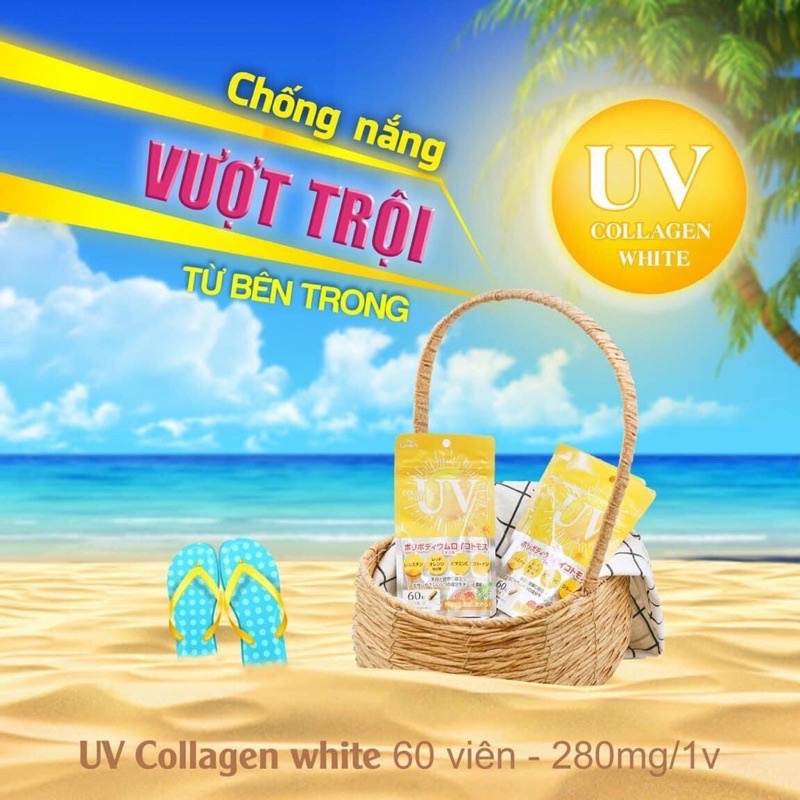 VIÊN UỐNG CHỐNG NẮNG TRẮNG DA UV COLLAGEN WHITE MY LOVER'S