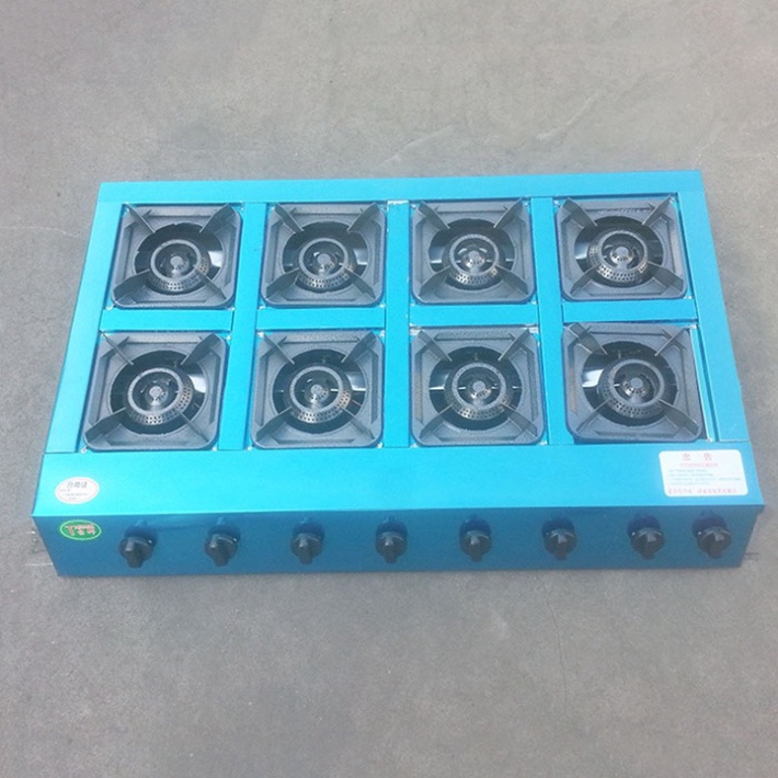 Bếp gas 8 họng, bếp ga 8 lò làm mỳ cay, bánh xèo, cơm niêu