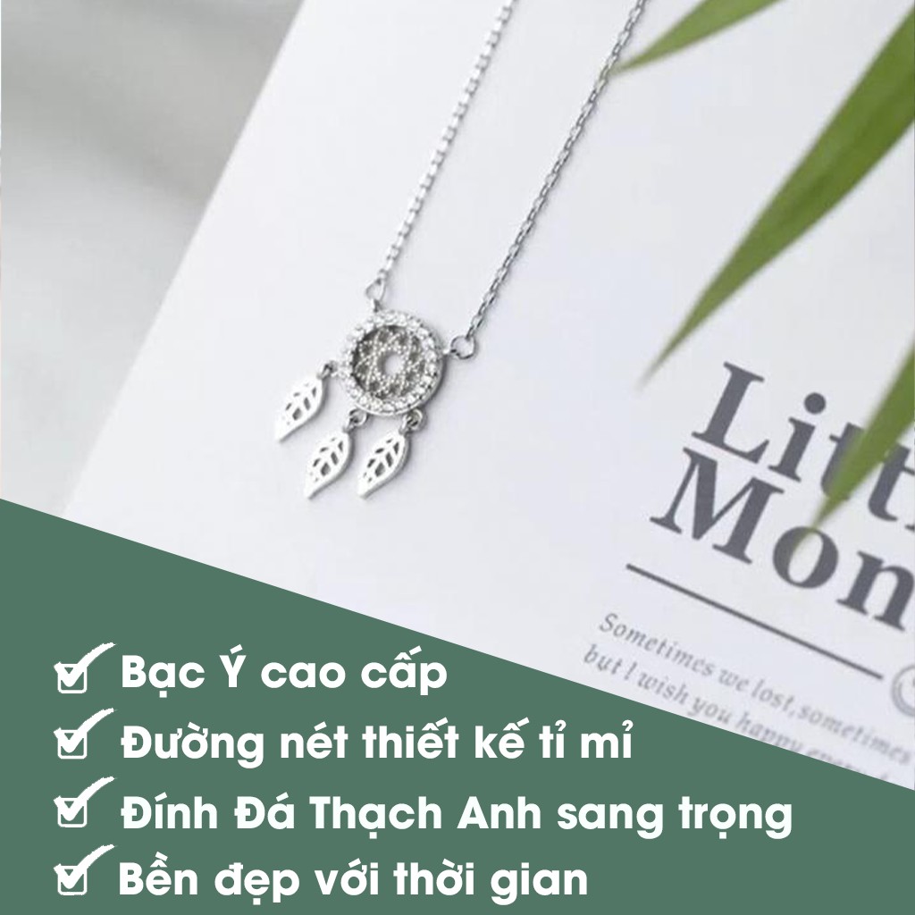 [FREE SHIP] Dây Chuyền Bạc Dream Catcher S925 Đính Đá SHop Uy Tín Toàn Quốc Giao Hàng Nhanh Hot Trend Pnj nhanh