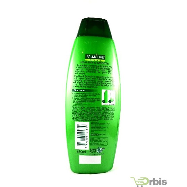 Dầu gội Palmolive Có dầu xả  Chắc khoẻ & mượt mà nha đam 180ml