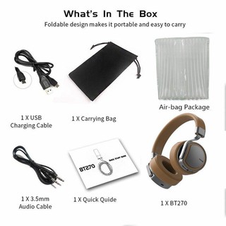Tai nghe bluetooth plextone cao cấp BT270