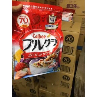 Ngũ cốc Calbee Nhật Bản đủ màu gói 800gr(Date 10.2020)