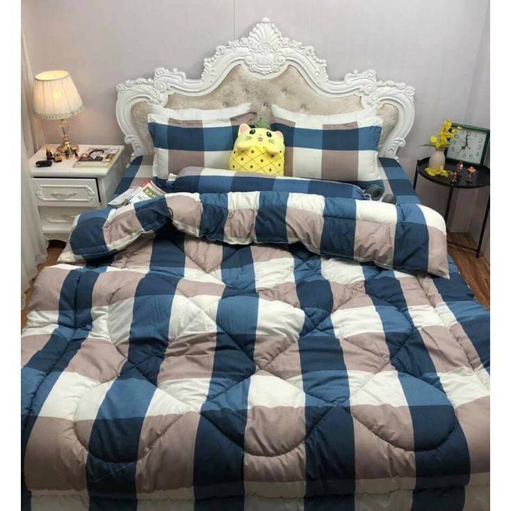 Sét chăn phao dầy dặn 5 món siêu xinh