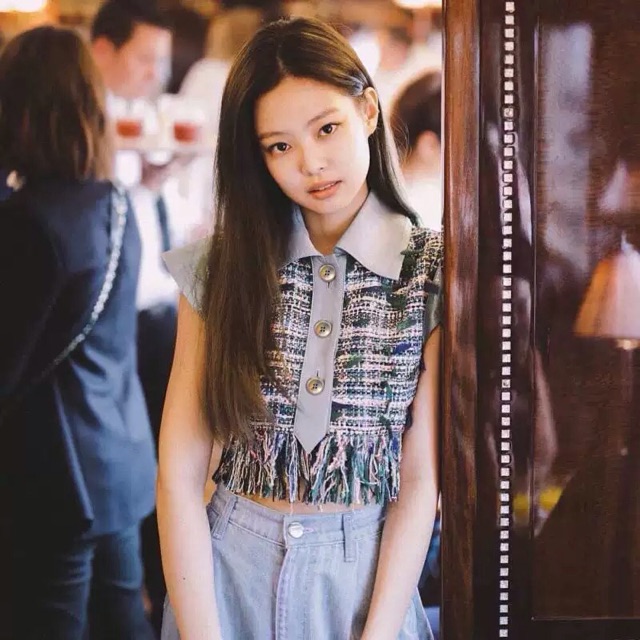 áo sơ mi tua rua cộc tay Jennie BP (kèm ảnh thật)