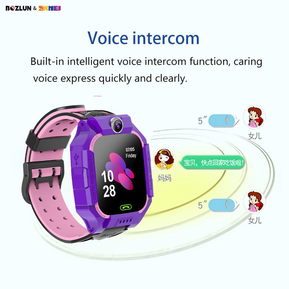 Đồng Hồ Thông Minh SKMEI BOZLUN W39 Chống Thấm Nước Có Định Vị GPS 2G Kiêm Gọi Điện Khẩn Cấp Cho Bé