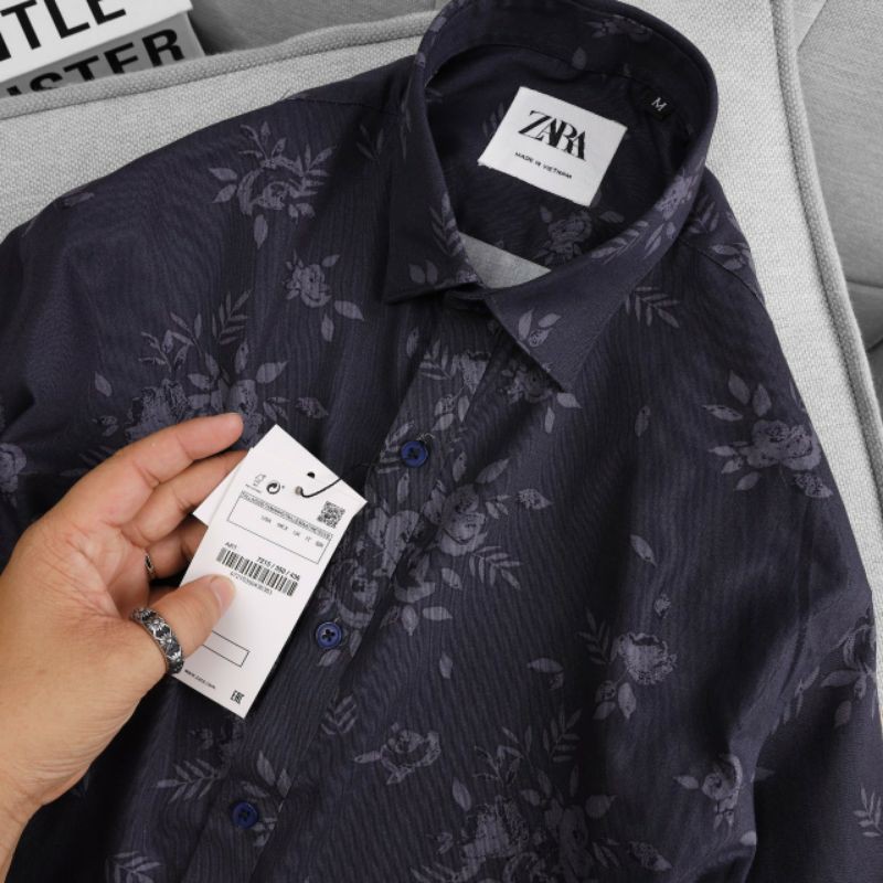 Áo Sơmi tay ngắn HỌA tiết hoa văn VNXK | BigBuy360 - bigbuy360.vn