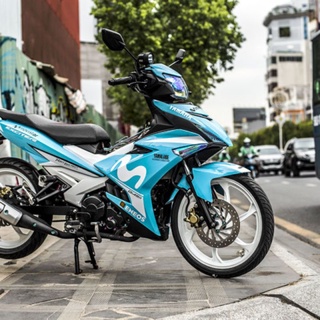 Tem rời exciter 150 xanh movistar